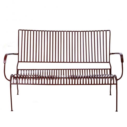 Järnsoffa Visby 2-sits Bordeaux 