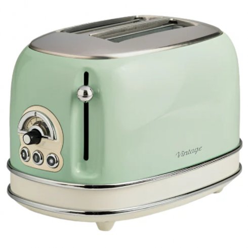 Ariete vintage brödrost I retrostil grön