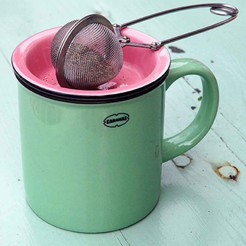 Mugg i retrostil Cabanaz - Grön