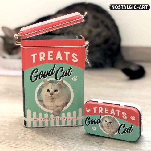 Kattgodis ask - good cats treats