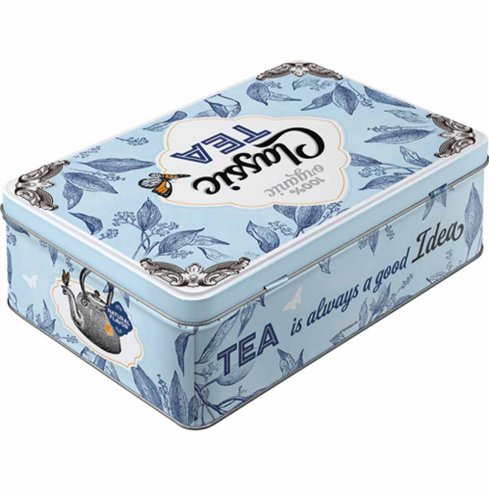 Platt plåtburk Classic Tea