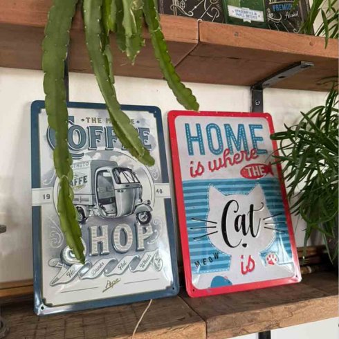 Coffee shop skylt 20x30cm