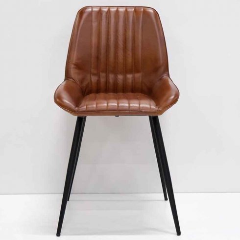 Matstol Comfort i läder Trademark Living