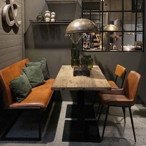 Matstol Comfort i läder Trademark Living