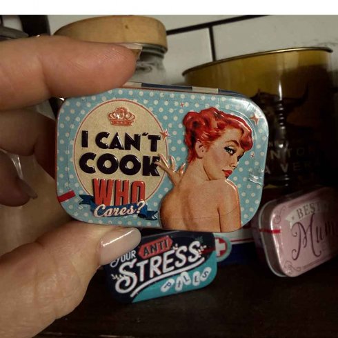 Pillerask i cant cook - med mintpastiller