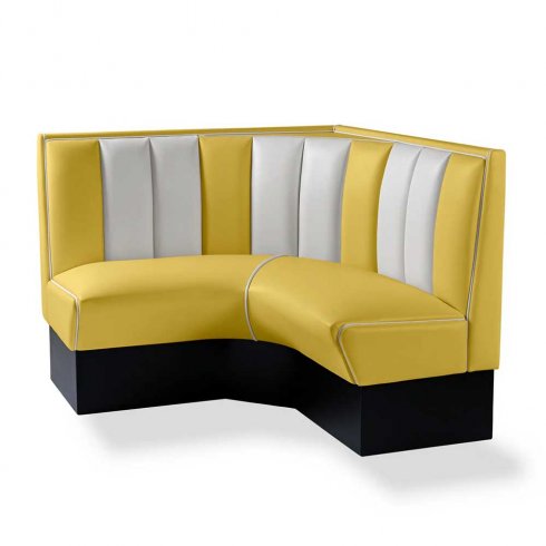 Diner booth - retro soffa 120 cm hörna