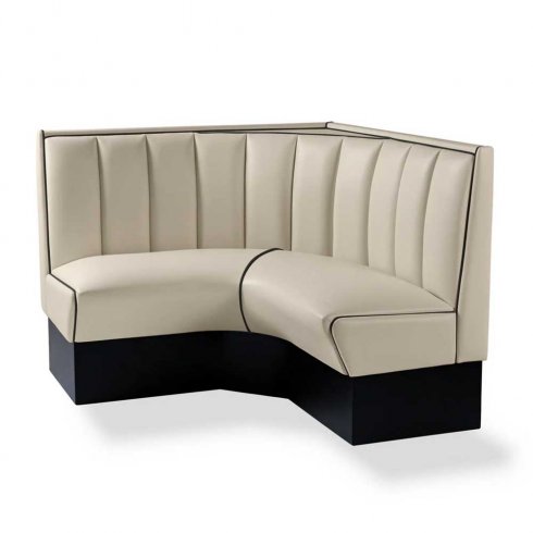 Diner booth - retro soffa 120 cm hörna