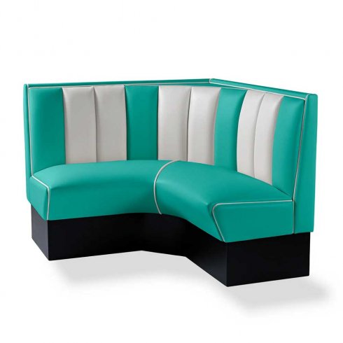 Diner booth - retro soffa 120 cm hörna