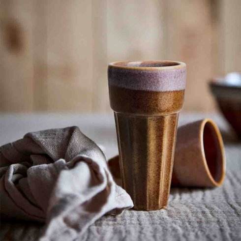 Costa kaffekopp Senapsgul/flerfärgad