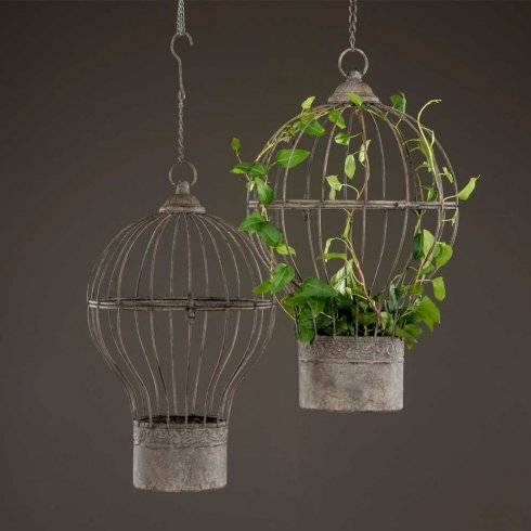 Fågelbur balloon metall