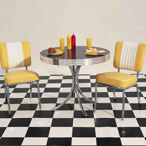 Diner bord rund medium (88)