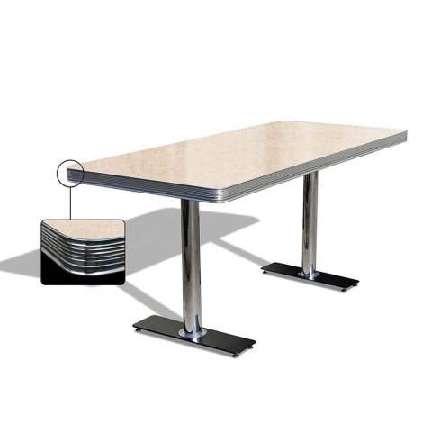 Diner bord (passar booth 180 cm) 2 ben