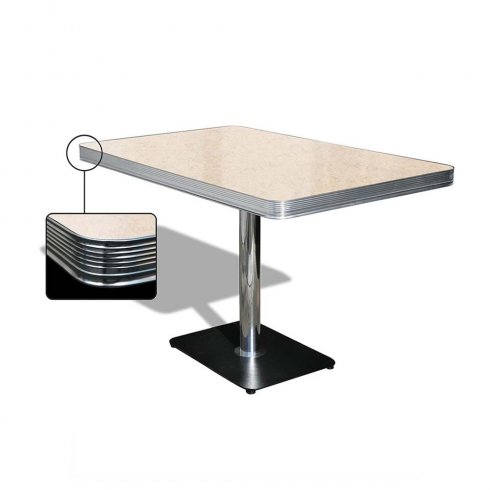 Diner bord (passar booth 120 cm) 1 ben