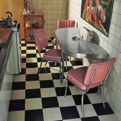 Diner stol enfärgad /st