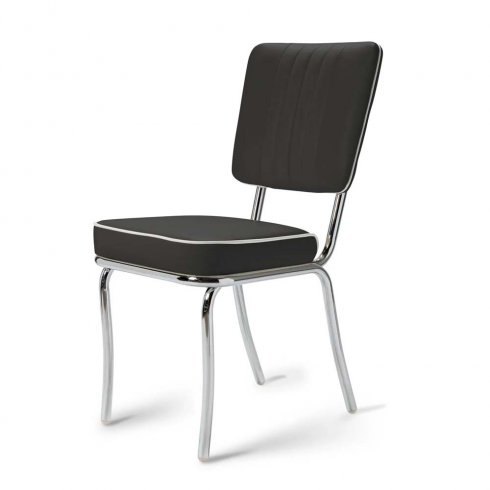 Diner stol svart