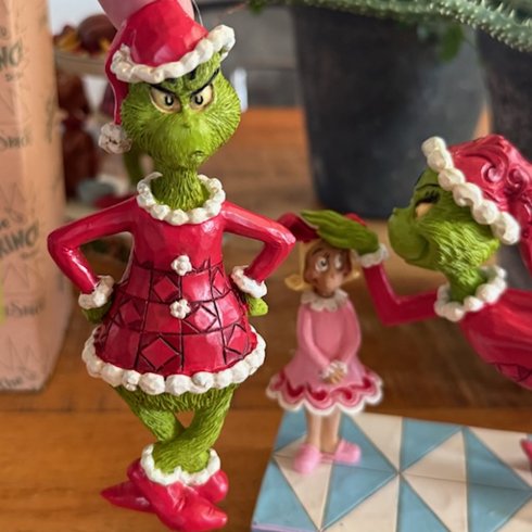 Grinchen med händerna på höften julhänge - Jim Shore