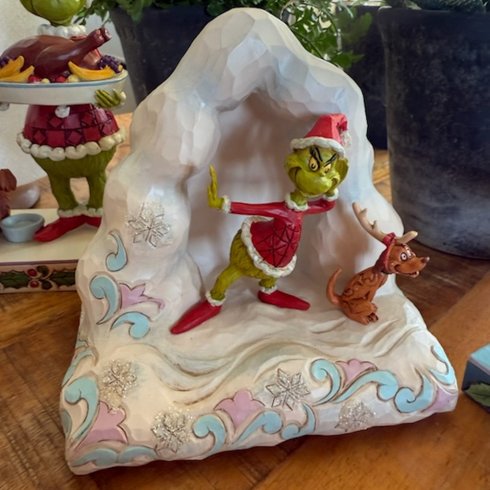 Grinchen i snön med Max - Jim Shore