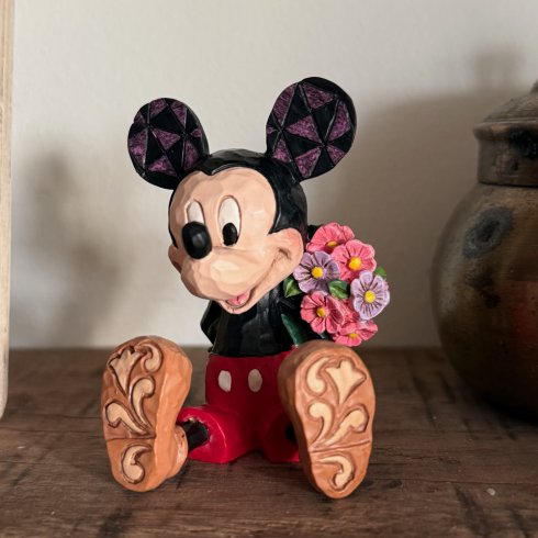 Disney Figur Mini Musse Pigg Blommor