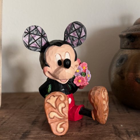 Disney Figur Mini Musse Pigg Blommor