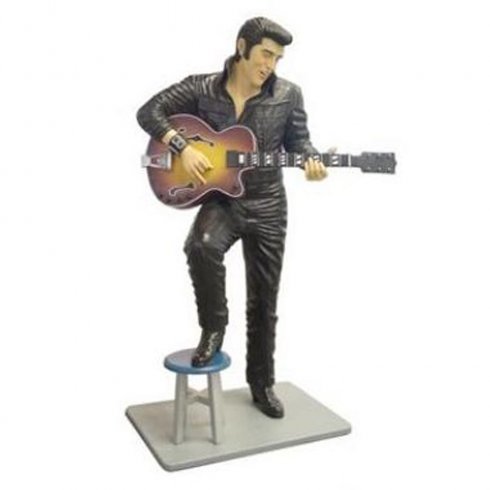 Elvis Presley staty med gitarr