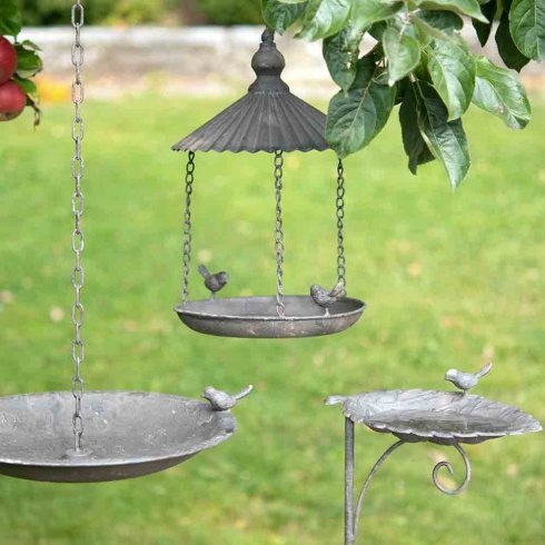 Fågelmatare Lärka Metall