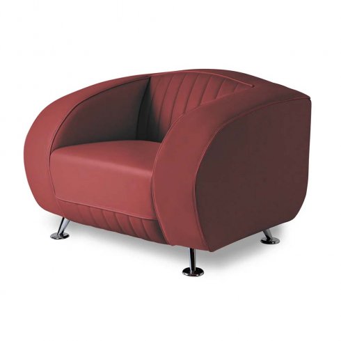 American diner fåtölj enfärgad