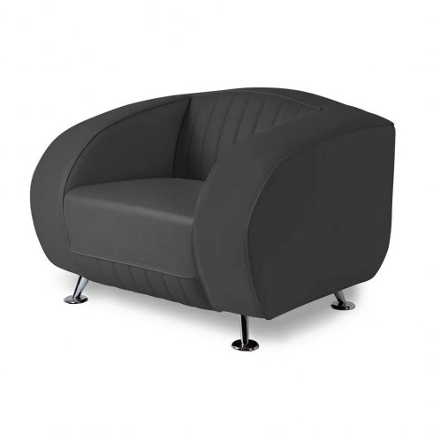 American diner fåtölj enfärgad