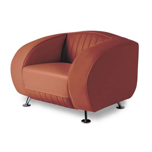 American diner fåtölj enfärgad