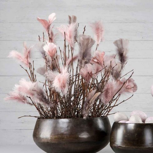 Fjäder Blomma Gammelrosa 12 pack