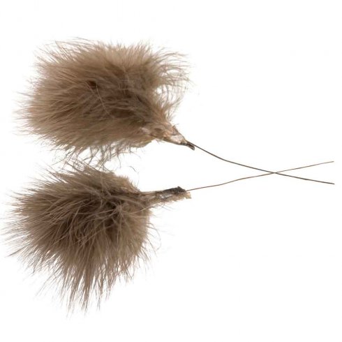 Fjäder Pudervippa Mullvad 12 pack