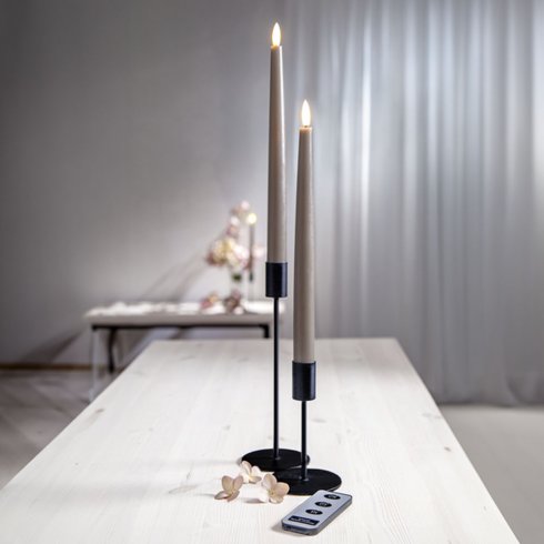 Antikljus mullvad LED Låga 2 -pack med fjärrkontroll