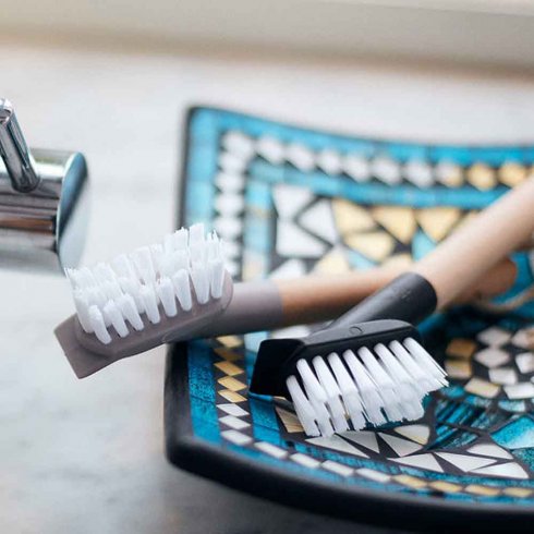 Nature Fogborste Nylon Grå