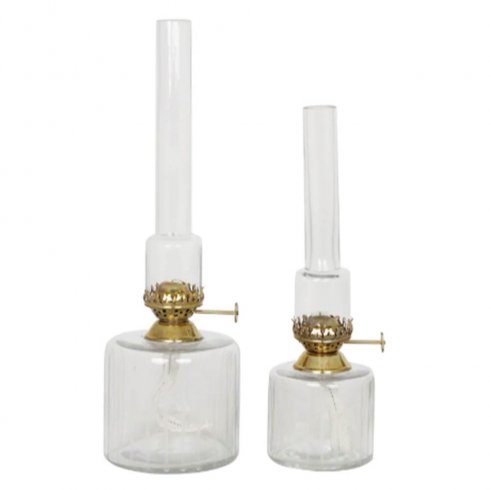 Fotogenlampa Rak Glas Liten Ø 8 x 25 cm