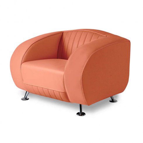 American diner fåtölj enfärgad