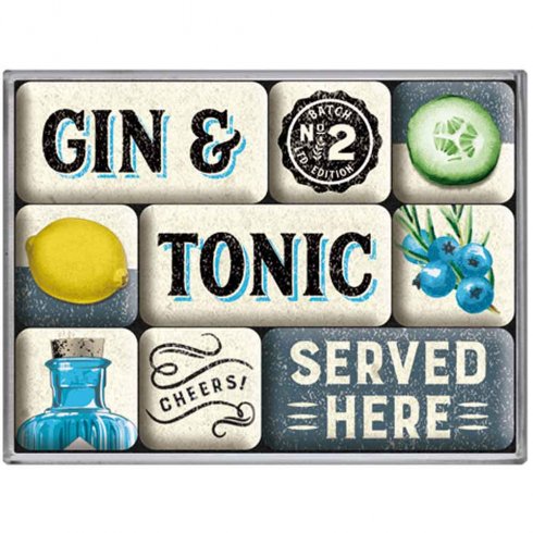 Magnetset Gin Served Here 9 magneter