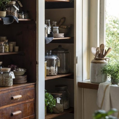 Glasburk med glaslock 5,5 L