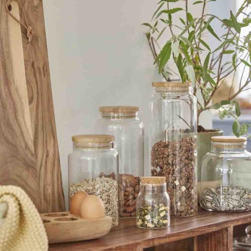 Glasburk med korklock 150 ml