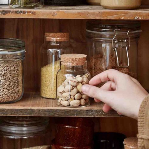 Glasburk med korklock 150 ml