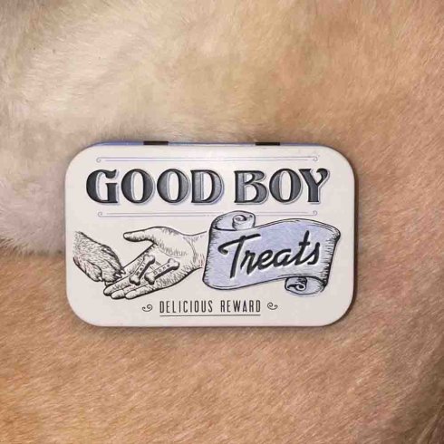Plåtask - Treats Good Boy