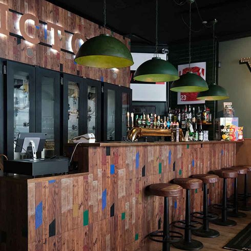 Taklampa Thormann Antikgrön - Large