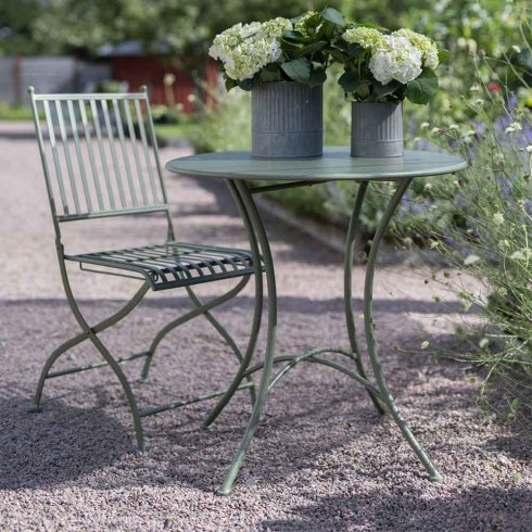 Utebord Amalfi Ø 70 cm Olivgrön