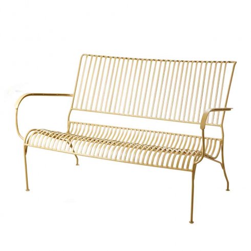 Järnsoffa Visby 2-sits Gul