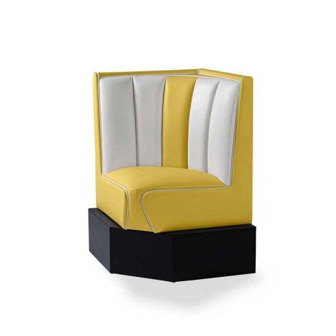 Diner booth - retro soffa 60 cm hörndel