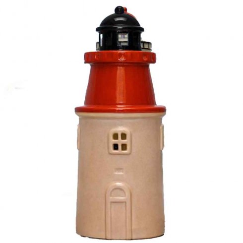 Keramikhus Hållö fyr för värmeljus 18 cm