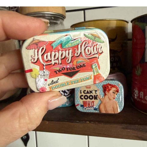 Pillerask Happy Hour - med mintpastiller