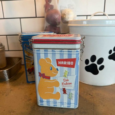 Plåtburk Haribo knäpplock