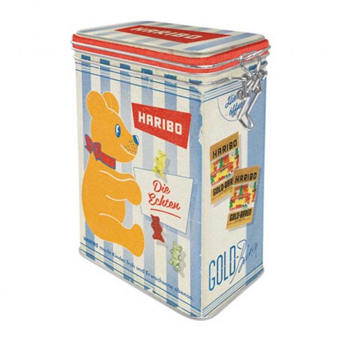 Plåtburk Haribo knäpplock