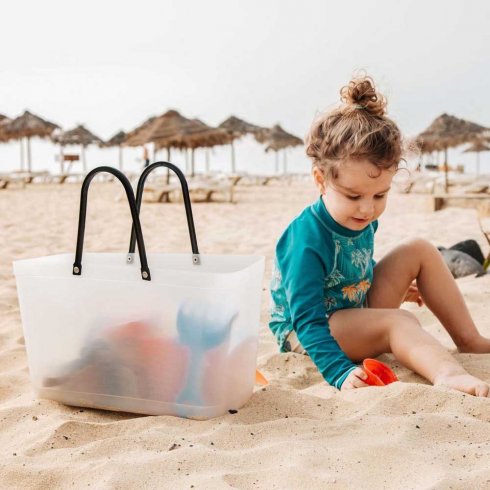 Väska Hinza Stor Naturell - Recycled Plastic