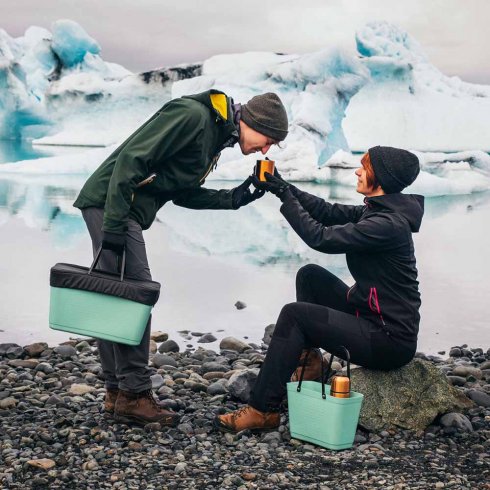 Väska Hinza Liten Olivgrön - Green Plastic