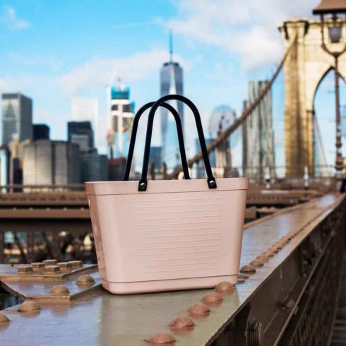 Väska Hinza Liten Nougat - Green Plastic